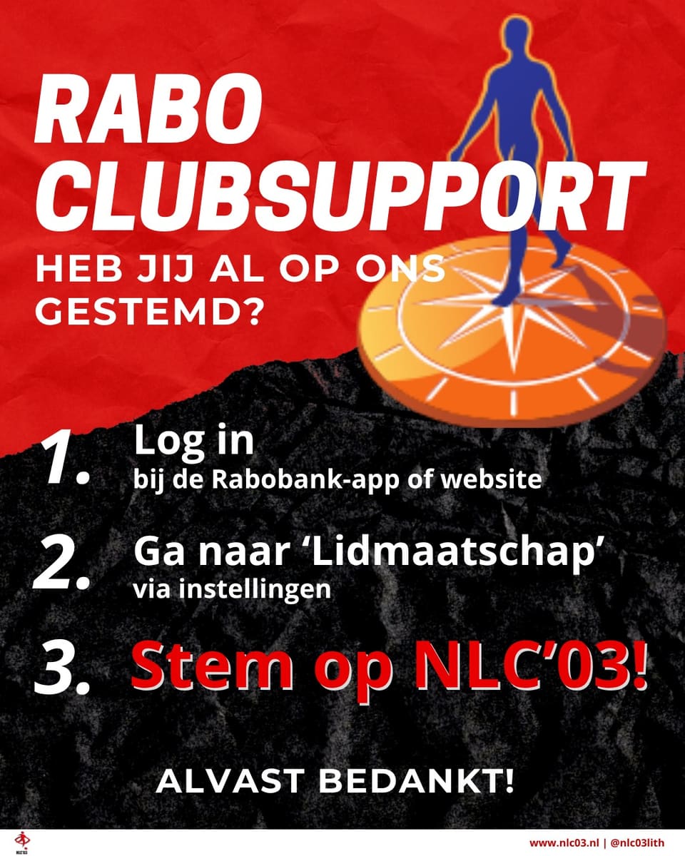 Beeld bij Instagrambericht van NLC’03 van 24 september 2026